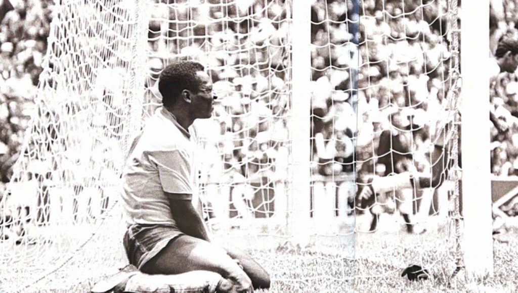 Registro de Pelé feito pelo único fotógrafo gaúcho na Copa de 1970, Alceu Feijó, no México