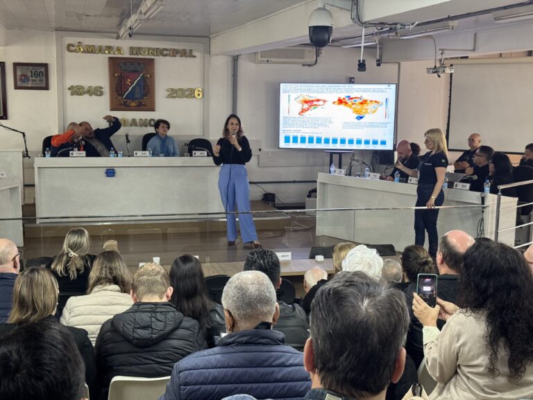Audiência pública para debater os estudos relacionados ao fenômeno El Niño 2026, suas projeções climáticas e os possíveis impactos para o São Leopoldo e a região do Vale do Sinos