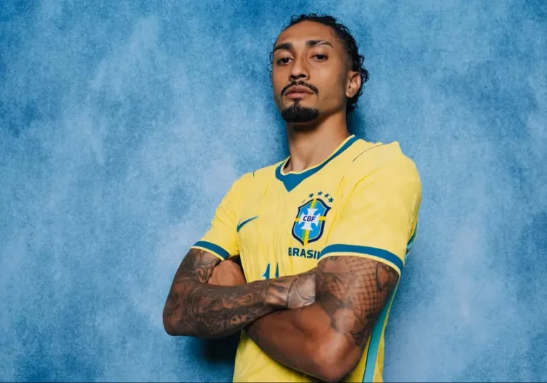 O gaúcho Raphinha Seleção Brasileira de Futebol Reprodução / Redes Sociais