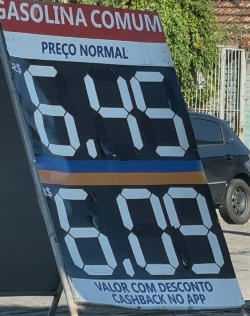 Gasolina aumenta “da noite pro dia” e pega hamburguenses de surpresa
