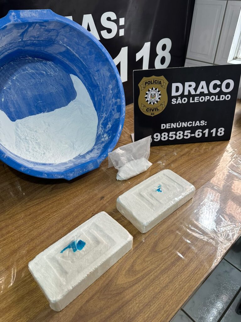 A casa caiu! Laboratório de cocaína é descoberto em apartamento de Novo Hamburgo