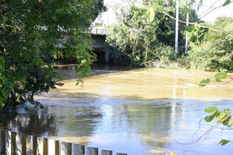Marcando 6,2 metros nesta quarta, Rio dos Sinos retorna ao nível normal após recuo contínuo em Novo Hamburgo