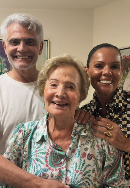 Gaúcha e nora de Glória Menezes, Mocita Fagundes homenageia atriz: "Até a nossa próxima gargalhada". Foto: Reprodução / Redes Sociais