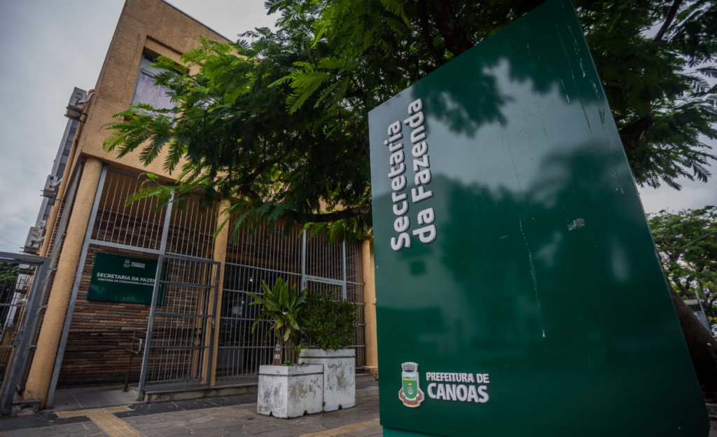 Prédio da Secretaria da Fazenda de Canoas. Foto: Divulgação / Prefeitura Municipal de Canoas