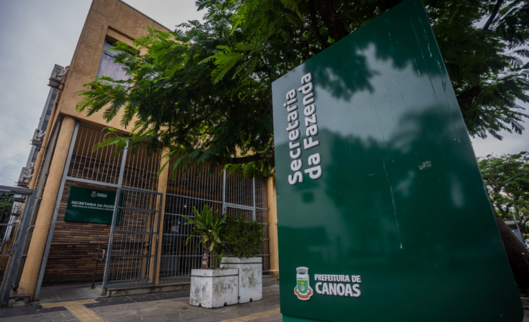 Prédio da Secretaria da Fazenda de Canoas. Foto: Divulgação / Prefeitura Municipal de Canoas