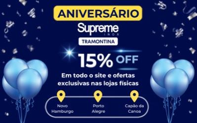 Supreme Inox Aniversário - Super Banner Mobile