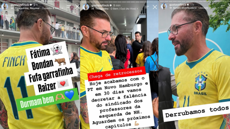 "Durmam bem": Finck posta indireta para adversários derrotados na eleição e critica sindicato de Novo Hamburgo